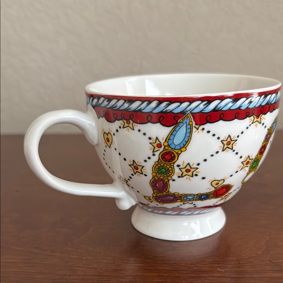 Love Red and Gold Teacup Set - Picture 2 of 14